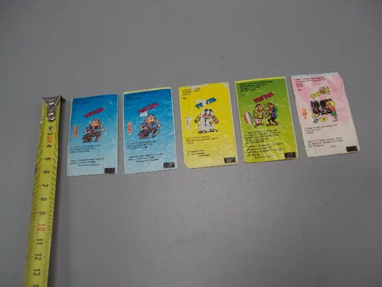 Купити Обертка от жвачки Tofita kent 81, 82, 13 и 85 фантик вкладыш Лайнер для десен Турция 5 шт №17880мя