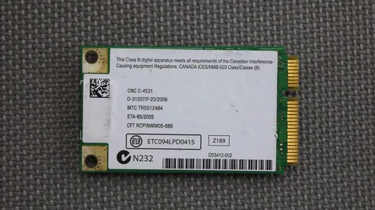 Купити Wi-Fi модуль Intel PRO/Wireless 3945ABG (WM3945ABG MOW1) 802.11a/b/g 54 Mbit/s Mini PCI-E Card для н