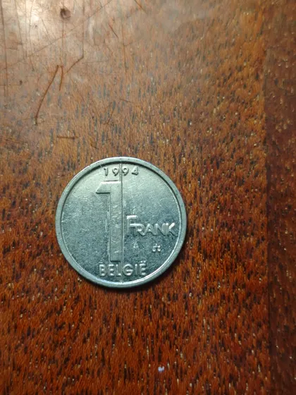 фото, Бельгія 1 франк 1994 BELGIË