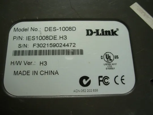 Комутатор-маршрутизатор D-link DES 1008 D Продаж