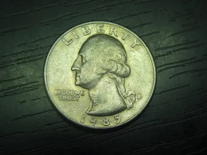 фото, 1/4 долара 1985 D США