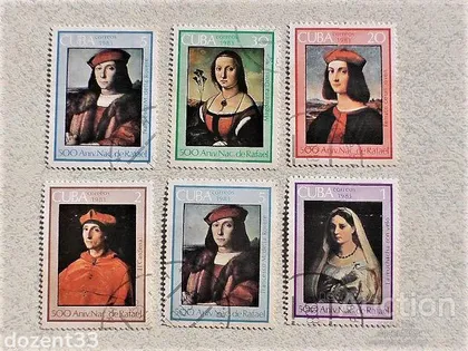 фото, Серія поштових марок Куба 1983 рік