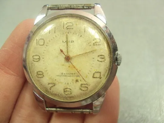 наручные часы мир 18 камней противоударные №502м Недорого