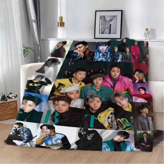 Плед 3D BTS №2 20222404_A 11612 160х200 см Ціна