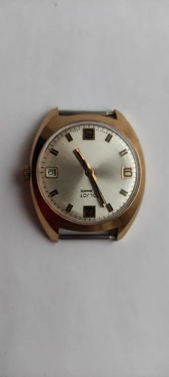 Винтажные  редкие элитные часы Полёт CCCР позолоченные 1980-е гг. РАБОЧИЕ vd325 (Вінтажний елітний г Ціна