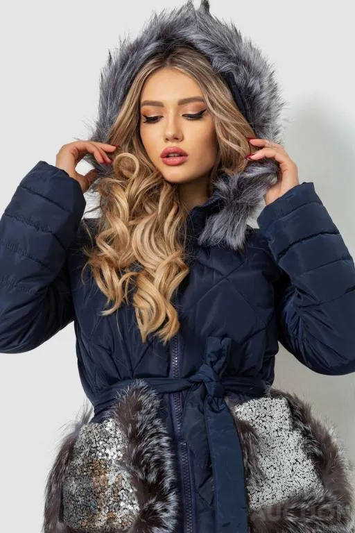 Куртка женская, цвет темно-синий, 235R6235 Інтернет-аукціон