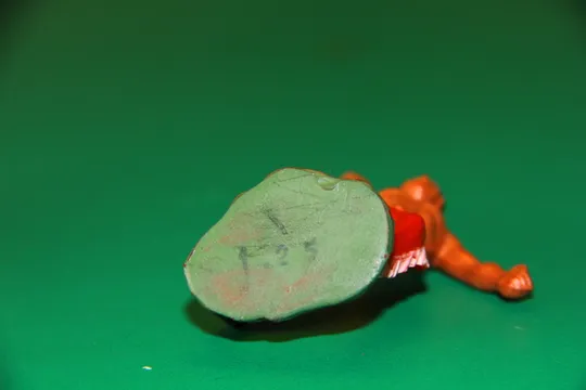 ІНДІАНЕЦЬ ГДР НДР 047 КРИВАВА РУКА Блехтшмідт ЧЕРВОНА резина ЛЮКС З аукціону