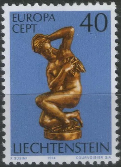 фото, Лихтенштейн Искусство Европа СЕПТ 1974