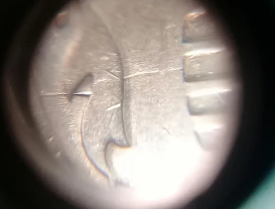 (3454) 50 копійок 1992 1АЕм розкол між 4 та 5 гронами (50 копеек 1992 1АЕм брак раскол трещина) Ціна