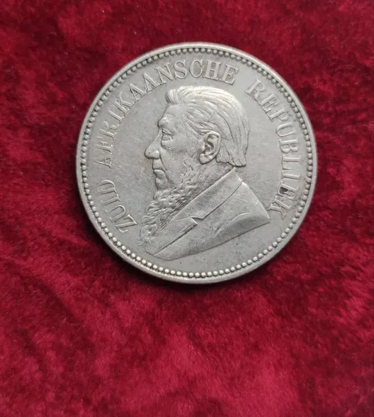 2 1/2 шиллинга 1896 года монета серебро , Южная Африка, Крюгер kr962 Ціна