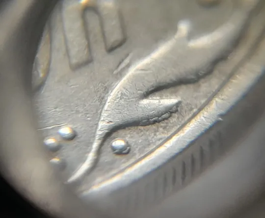 (5865) 25 копійок 2013 1ЕБм багаточисельні викрошки на вінку реверса (25 копеек 2013 1ЕБм) Де купити