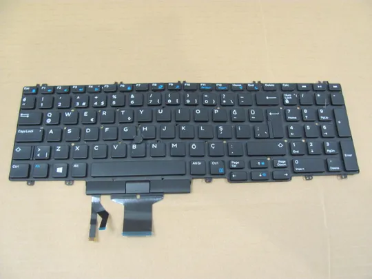 номер0751-17 клавіатура робоча  0WYPF3 PK1326J1A36 для DELL Latitude 3540 E3540 3000 precision 7730 7740 оригінал Ціна