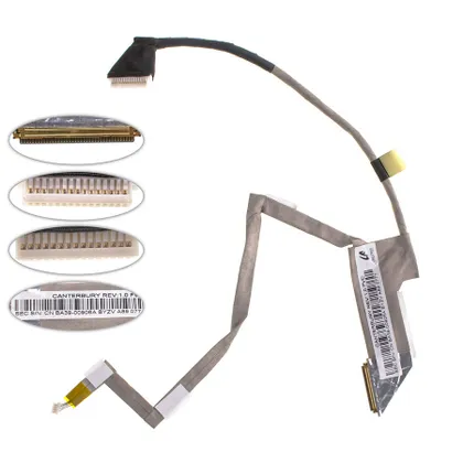 фото, Шлейф матриці для ноутбука SAMSUNG (N127, N130, N140, N145, N150, N220, NB30), LED, роз'єм під камеру (BA39-00906A)