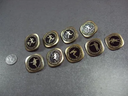 фото, знак современное пятиборье москва 1974 лот 9 шт №3529