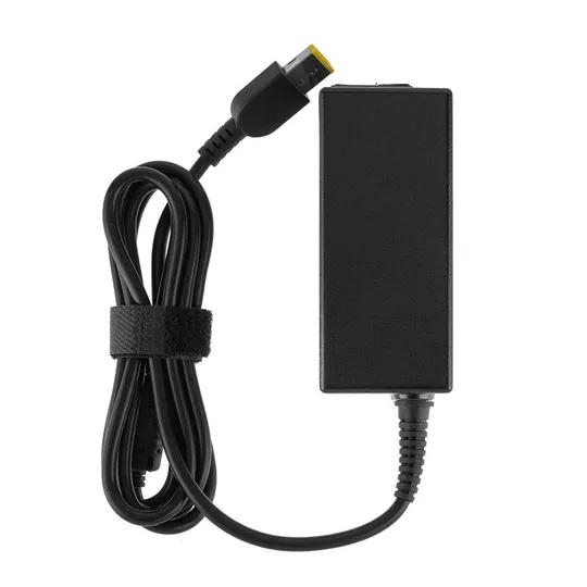 Оригінальний блок живлення для ноутбука LENOVO 20V, 2.25A, 45W, USB+pin (Square 5 Pin DC Plug), black, RECTANGULAR З аукціону