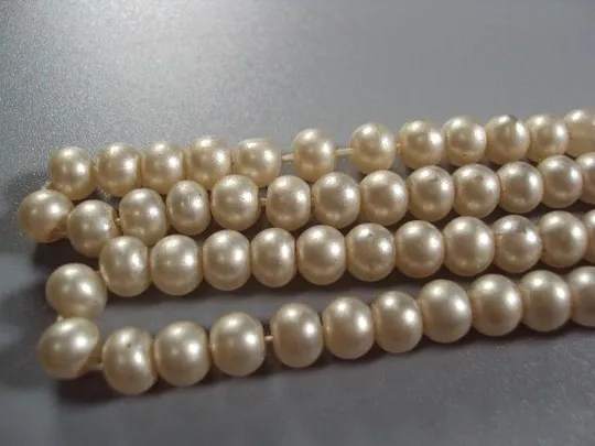 Бижутерия бусы под жемчуг стекло в один ряд длина 86 см №11803 Недорого