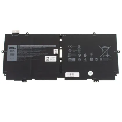 фото, Оригінальна батарея для ноутбука DELL 52TWH (XPS 13 7390 2-in-1) 7.6V 51Wh Black