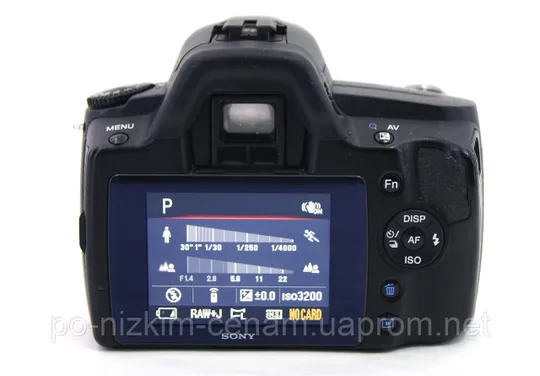 Дзеркальний фотоапарат Sony Alpha DSLR-A290 Kit - 14,2 Мп - Ідеал ! Характеристики