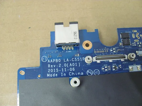 номер0908-3 материнська плата AAPB0 LA-C551P SR2FU i7-6820HQ для DELL Precision 17 7710 M7710  оригінал З аукціону