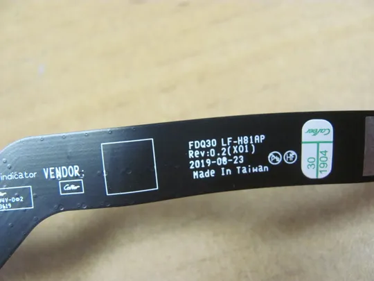 839-54 шлейф  FDQ30 CY10000AI00 LF-H81AP  для Dell XPS 13 9300 9310 оригінал Де купити