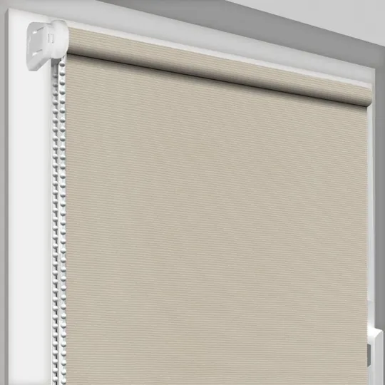 Рулонная штора Rolets Соломка 1-1989-1350 135x170 см открытого типа Светло-бежевая Ціна