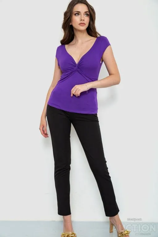 Купити Футболка женская, цвет фиолетовый, 186R606