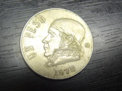 фото, 1 песо Мексика 1972