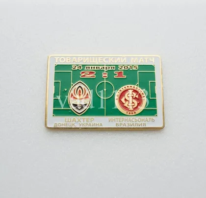 фото, Футбол значок  Шахтер Донецк - Интернасьональ Бразилия ТМ 2015