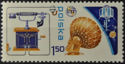 фото, Польша Космос Телекоммуникации UIT ITU 1976