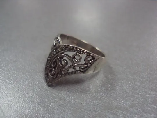 кольцо серебро 925&quot; эмираты 3,87 г 17,5 размер №15043 Ціна