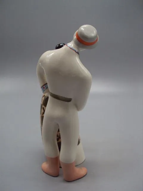 Фигура фарфор статуэтка Полонное ЗХК парочка парень и девушка наливает молоко пара 16,4 см №14551 Де купити