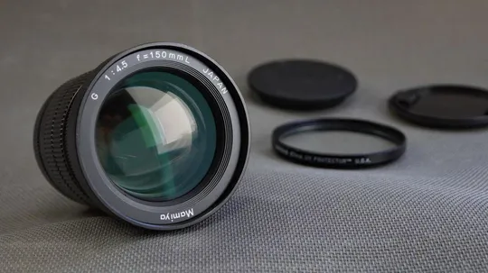 Об&#039;єктив Mamiya G 150mm/4.5 L Ф67mm для дальномерных камер Mamiya 6, 7, 7II (6,0x4,5cm.) Japan Вживане Ціна