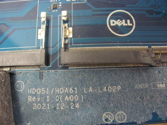 номер0910-12 материнська плата Mainboard,Материнка,Основна плата,Системна плата,Плата системи,Laptop motherboard,мамка,ноутбучна плата HD051 \ HDA51 LA-L402P  0YD3W1 SRLD1 i7-12700H для Dell XPS 15 9520  оригінал Інструкція