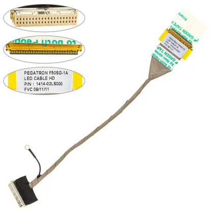 фото, Б.У.Шлейф матриці для ноутбука ASUS (F50, F55, X61), LED (1414-02LS000)