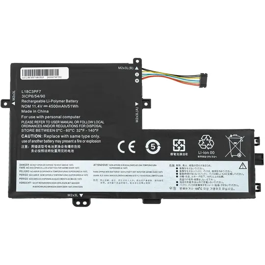 Батарея для ноутбука LENOVO L18C3PF6 (IdeaPad S340-14API, C340-14API) 11.4V 4500mAh 51Wh Black З аукціону