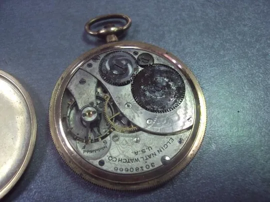 часы карманные Elgin позолота №2270 Недорого