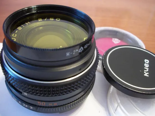 Объектив [Новый] Гелиос-81Н , МС,  крышка передняя и Два светофильтра Інтернет-аукціон