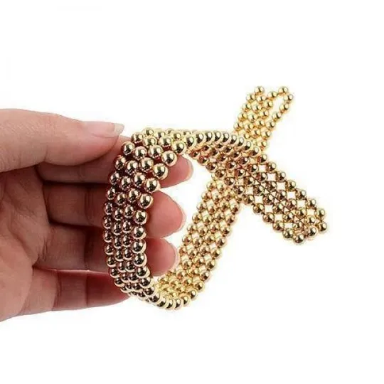 Купити Подарочный набор: Магнитный конструктор Нео NeoCube Золотой + Серебряный