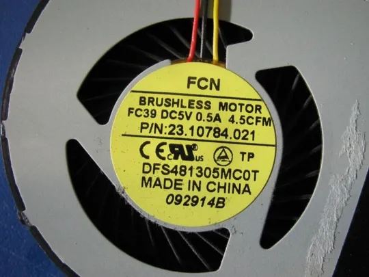 номер0001-27 система охолодження 0MFR38 DFS481305MC0T для DELL INSPIRON 17 P26E оригінал З аукціону