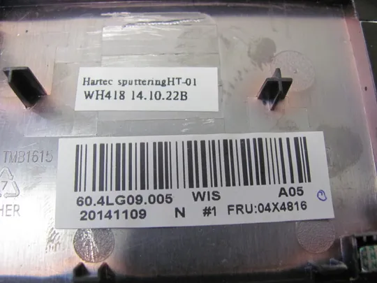 номер1027-13 корпус кришка Палмрест корпус топкейс Верхня панель палмрест cover-C  60.4LG09.005 04X4816 для Lenovo ThinkPad L440  оригінал в Україні