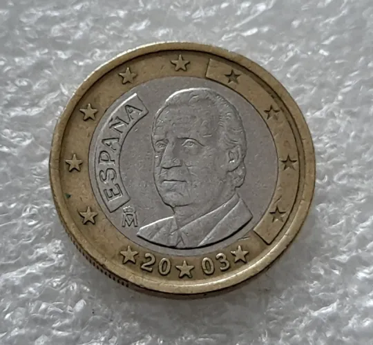 (5435) 1 євро 2003 Іспанія (1 евро 2003 Испания) Ціна
