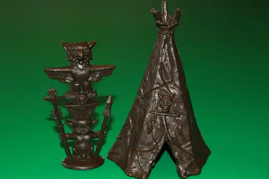 Купити індіанське поселення табір Апачів АКСЕСУАРИ з набору №1206 индейцы ATLANTIC 60мм