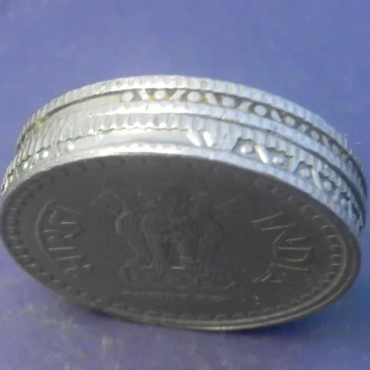 5 рупій Індія 1999 (два різновиди) З аукціону