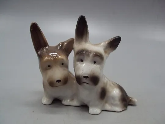Купити Фигура фарфор собачки щенки корги миниатюра собаки Вельш-корги-пемброк высота 17,4 см №14201