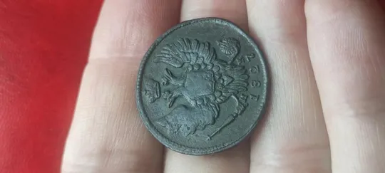 Старинная монета 1827 года 1 копейка медь император Николай Первый nb284. З аукціону