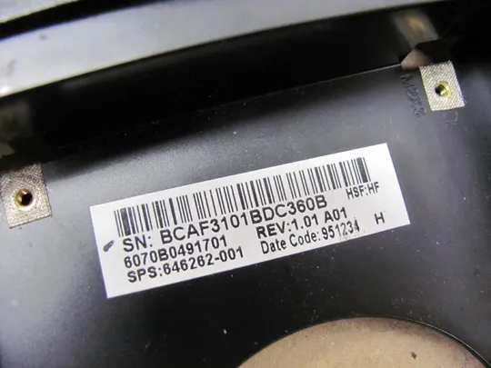 675-3 Кришка дно піддон корпуса 6070B0491701 646262-001 для HP  ProBook 4730 4730s оригінал На торгах