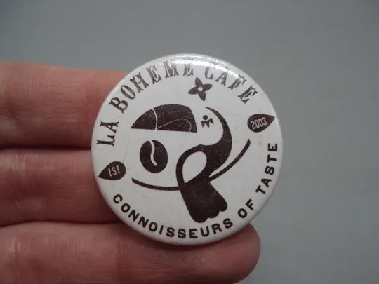 Купити Знак круглый La Boheme Cafe est 2003 connoisseurs of taste кафе для ценнителей вкуса гурманов №17008