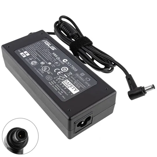 Купити БЖ для ноутбука ASUS 19V, 6.32A, 120W, 6.0*3.7мм-PIN,  black (без кабелю!)