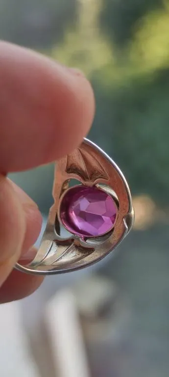 Серебряное кольцо СССР винтаж 18-18.5 размер ,клеймо звезда, 1970-e km279 Інтернет-аукціон