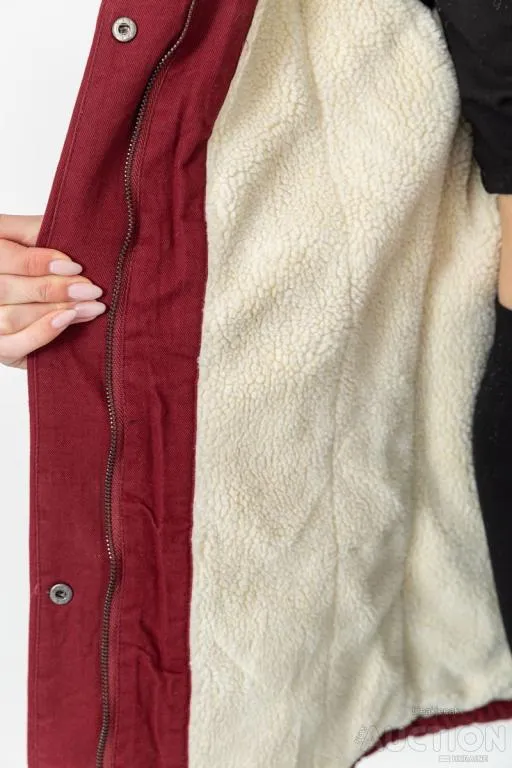 Парка женская зимняя, цвет бордовый, 244R6912 Характеристики